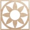 Ekena Millwork Blume Wood Fretwork Pierced Ceiling Medallion, Alder, 22"OD x 7 5/8"ID x 3/8"T CMWP22X22X0375BLAL - alternate 1